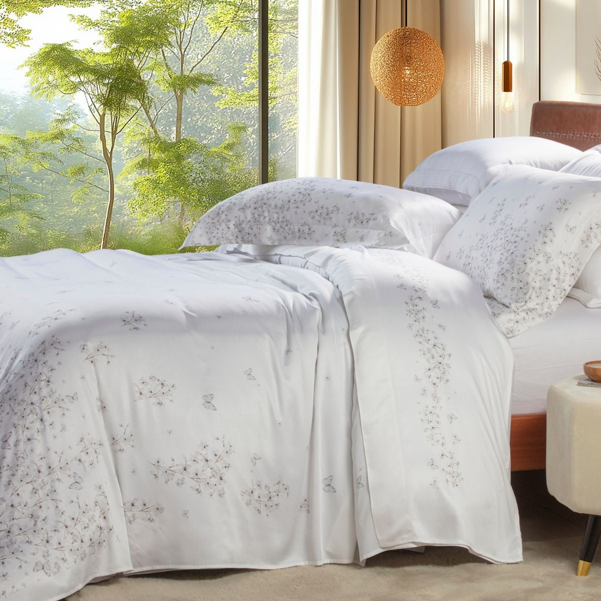 Colcha Bambu Bali 400 Fios Kacyumara Donatella