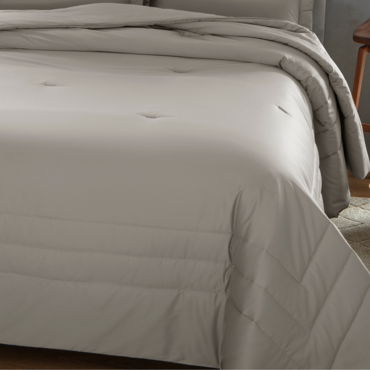 Colcha 300 Fios Confort Montez Kacyumara Fend Stone