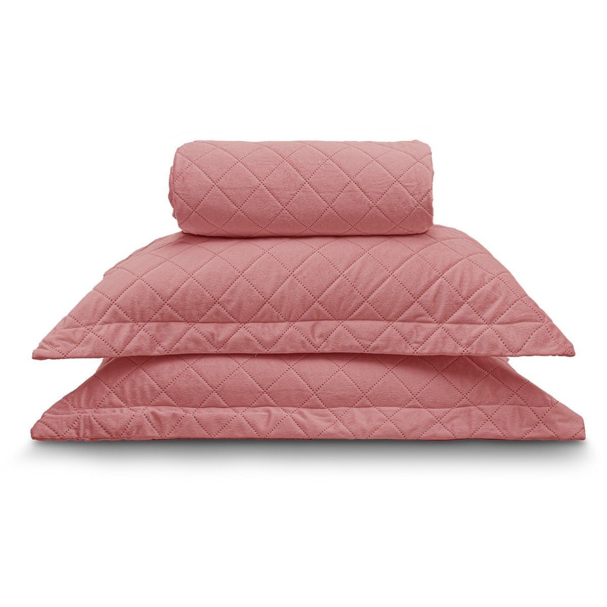 Kit Colcha Microfibra Aveludada Velvet