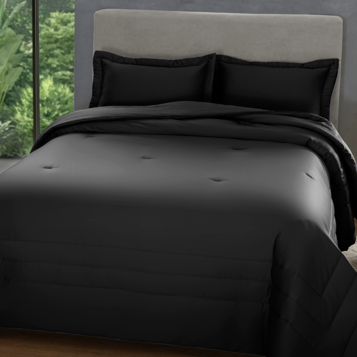 Colcha 300 Fios Confort Montez Kacyumara Preto