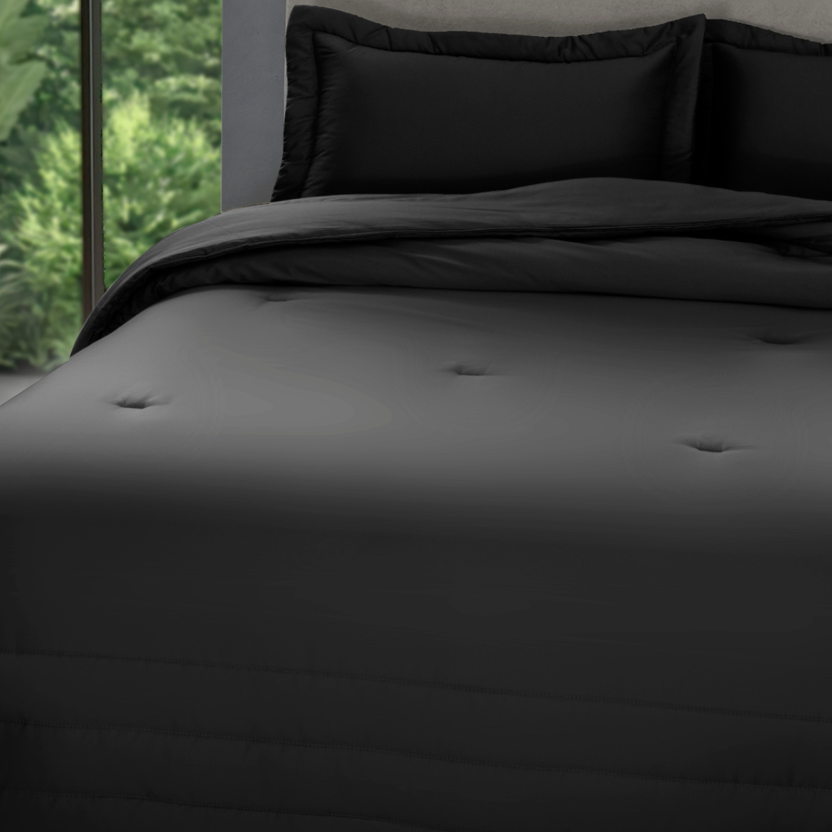 Colcha 300 Fios Confort Montez Kacyumara Preto