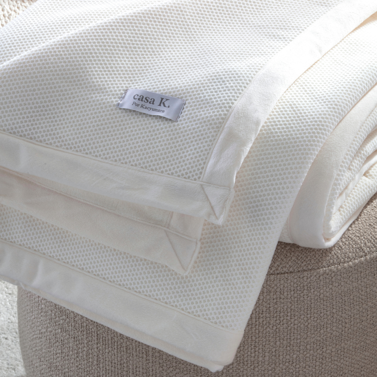 Cobertor Blanket Duet Kacyumara Off White
