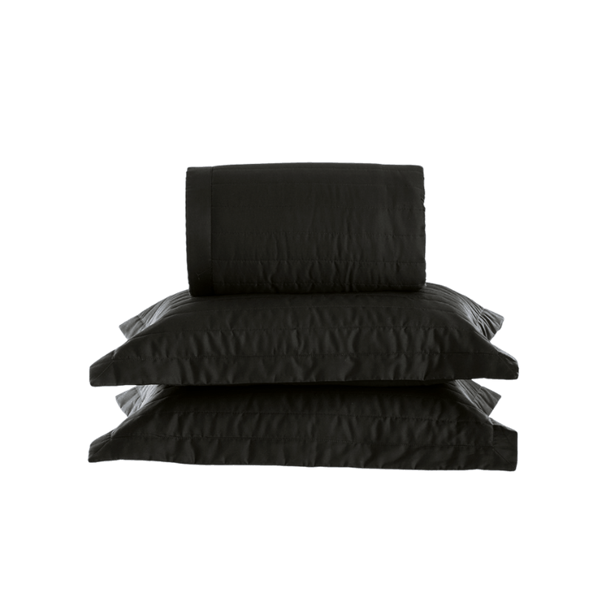 Colcha 300 Fios Stripes Kacyumara Preto