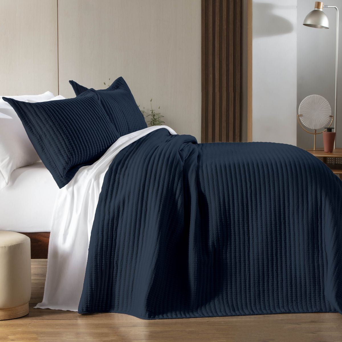 Colcha Microfibra Belton Azul