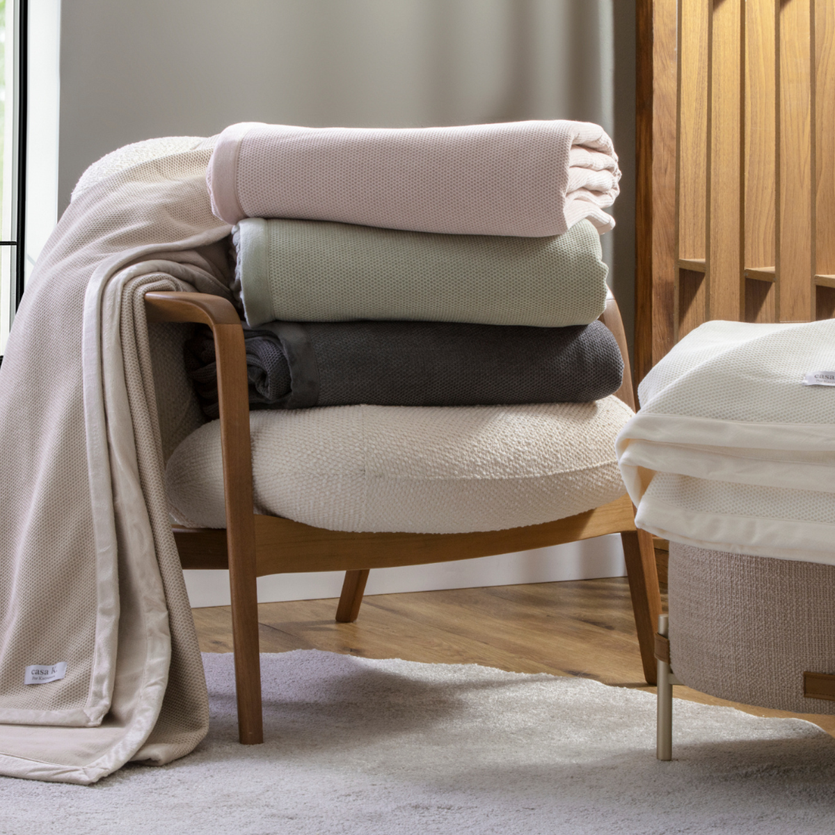 Cobertor Blanket Duet Kacyumara Off White